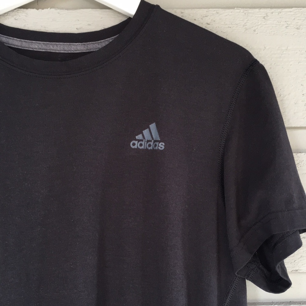 💪 ADIDAS “ULTIMATE TEE” BLACK BASIC STYLE TEE